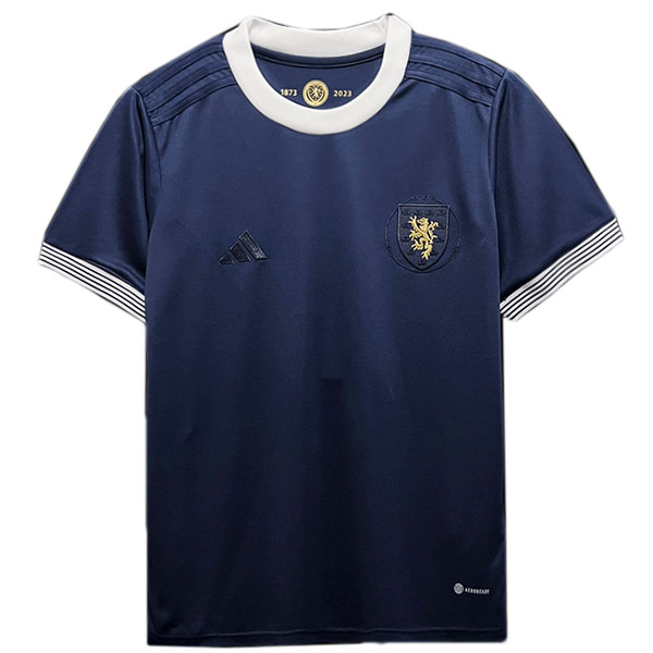 Scotland 150th anniversary edition jersey soccer uniform navy kit men's sportswear football tops sport shirt 2023-2024